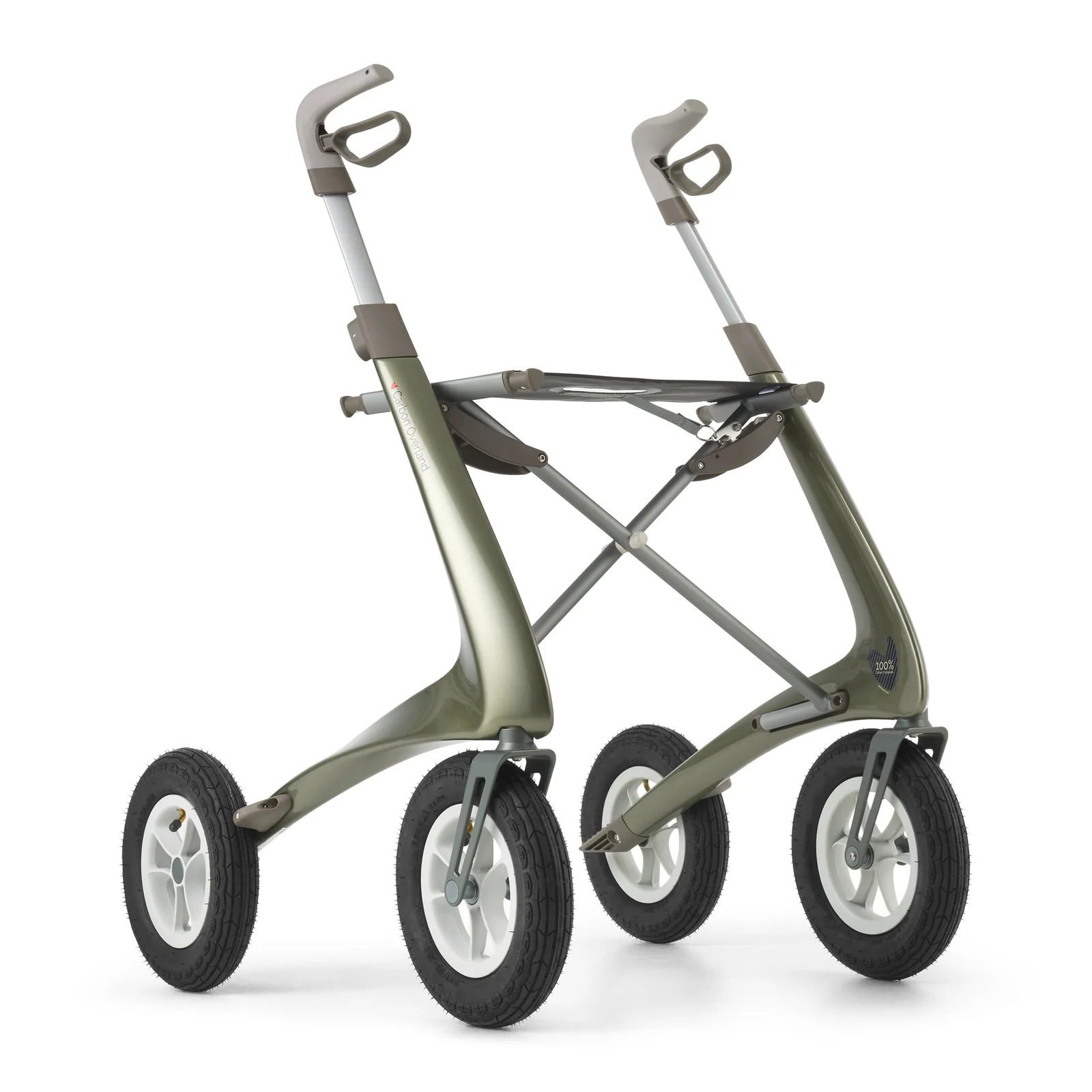 Rollator byACRE Carbon Overland - Defender Green