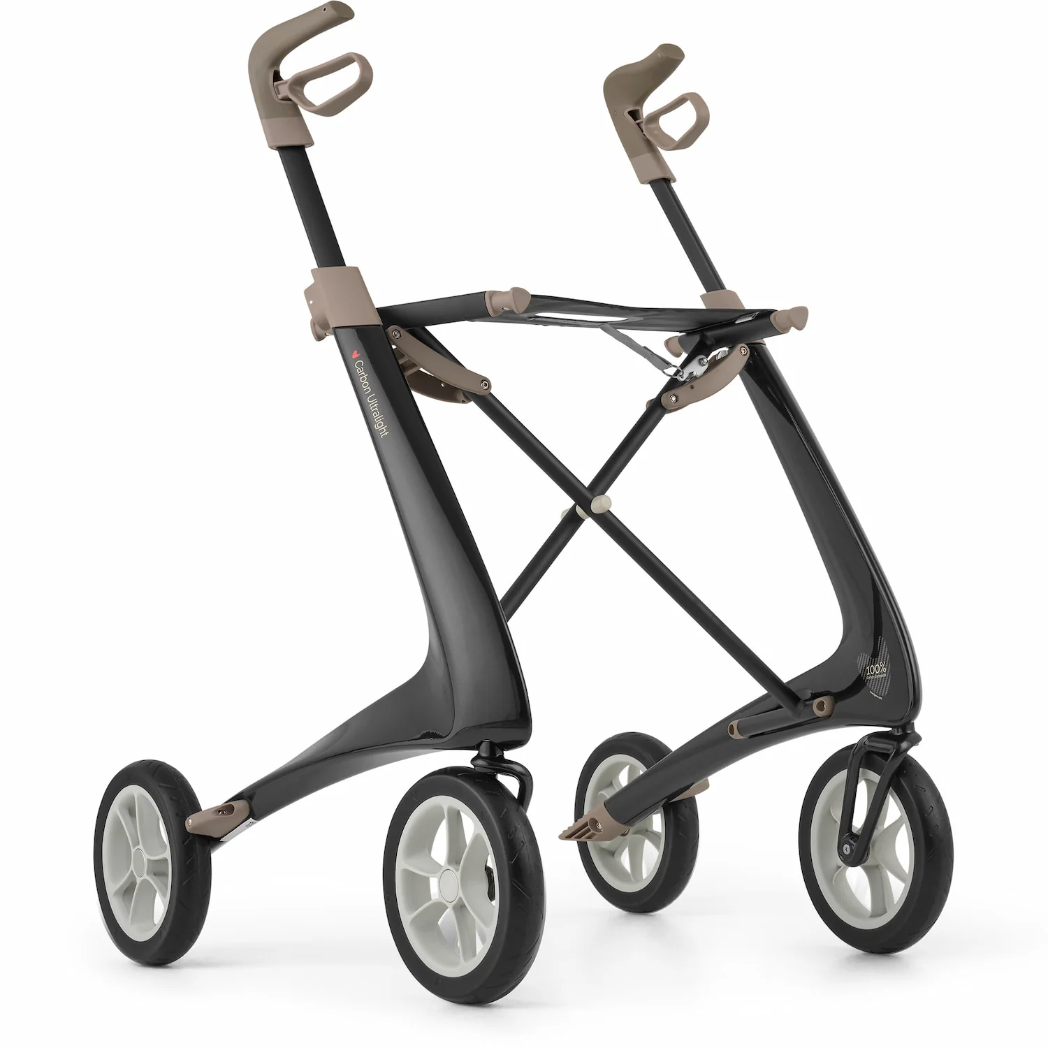 Rollator byACRE Carbon Ultralight Regular - Carbon Black