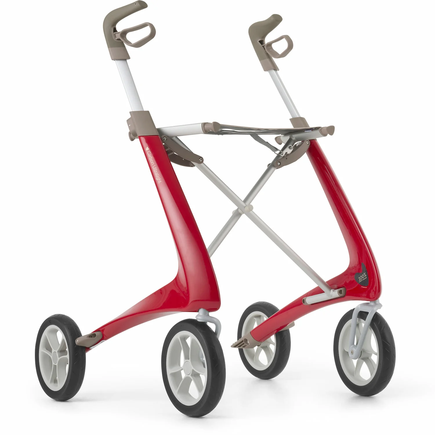 Rollator byACRE Carbon Ultralight Regular - Strawberry Red