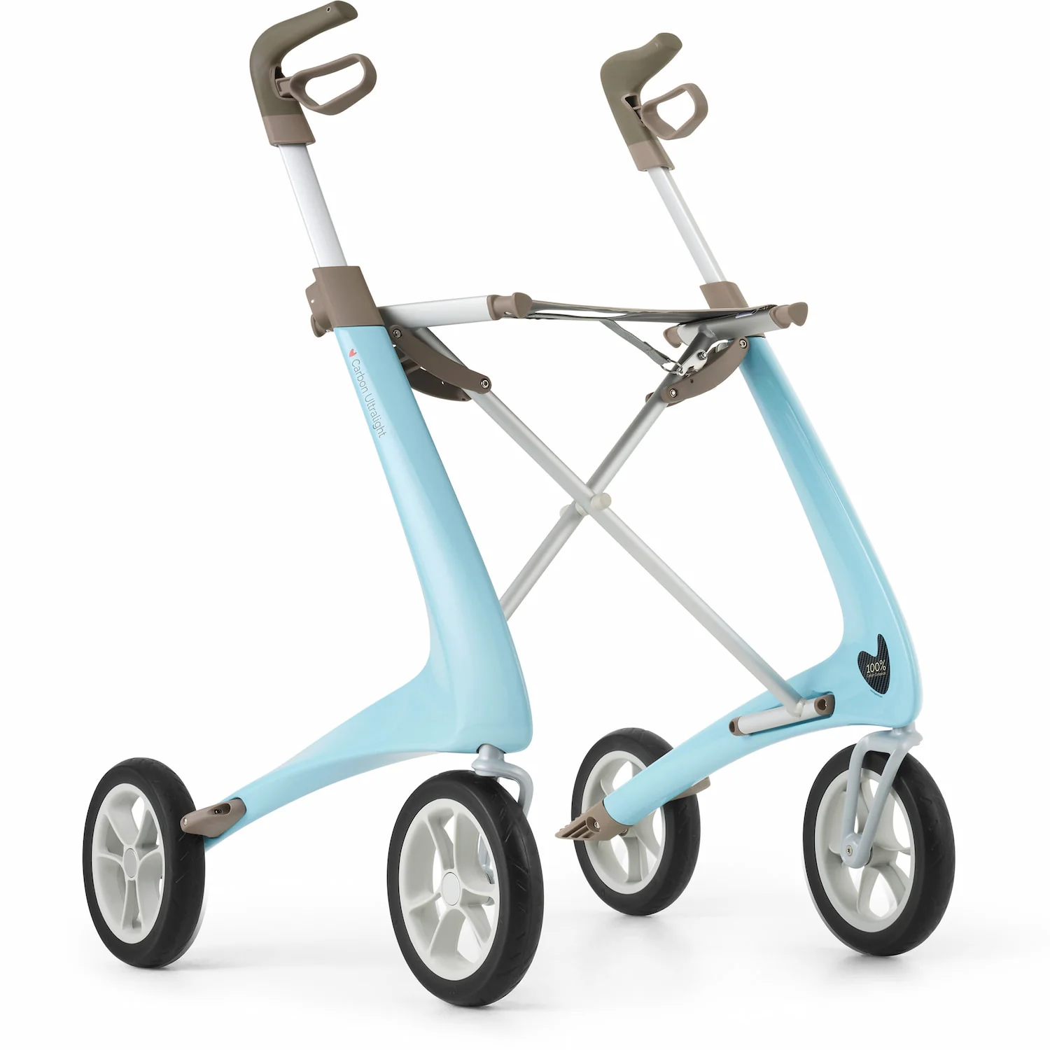 Rollator byACRE Carbon Ultralight Compact - Morning Blue