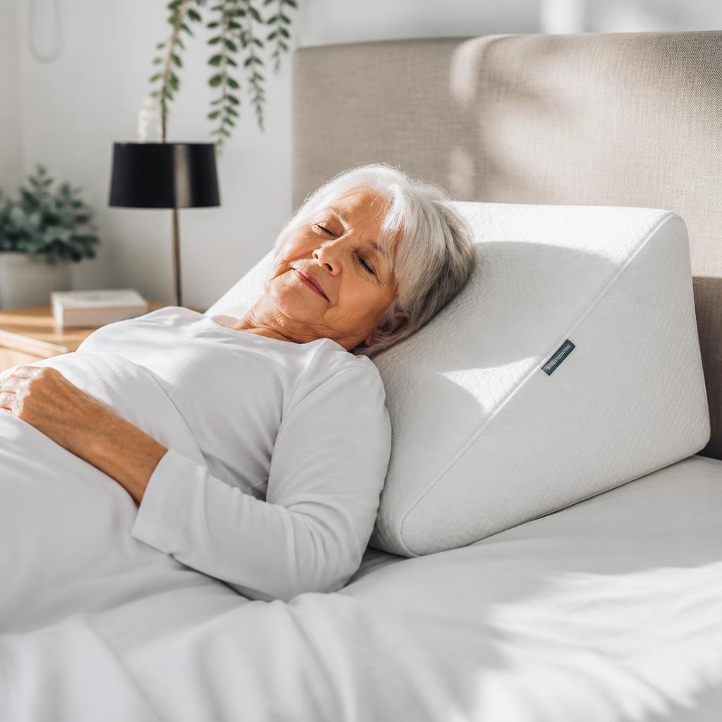 Cojín triangular de apoyo para cama